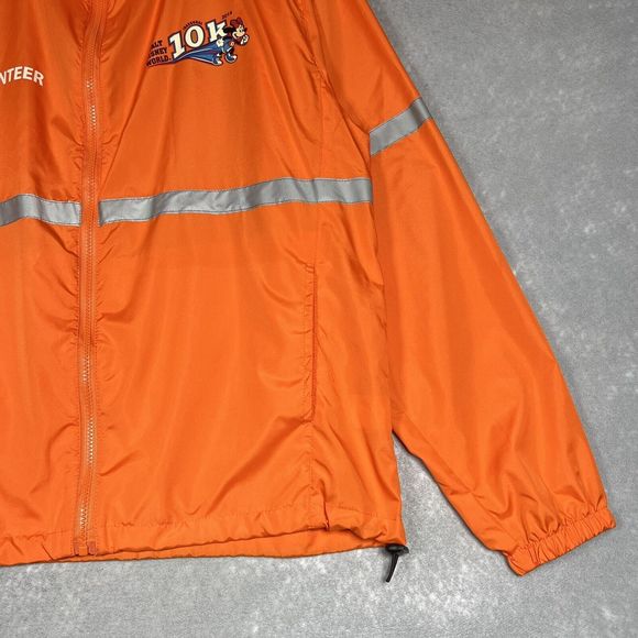 Walt Disney World 2014 Marathon Volunteer Windbreaker Jacket Adult Large 3068 - Picture 4 of 14